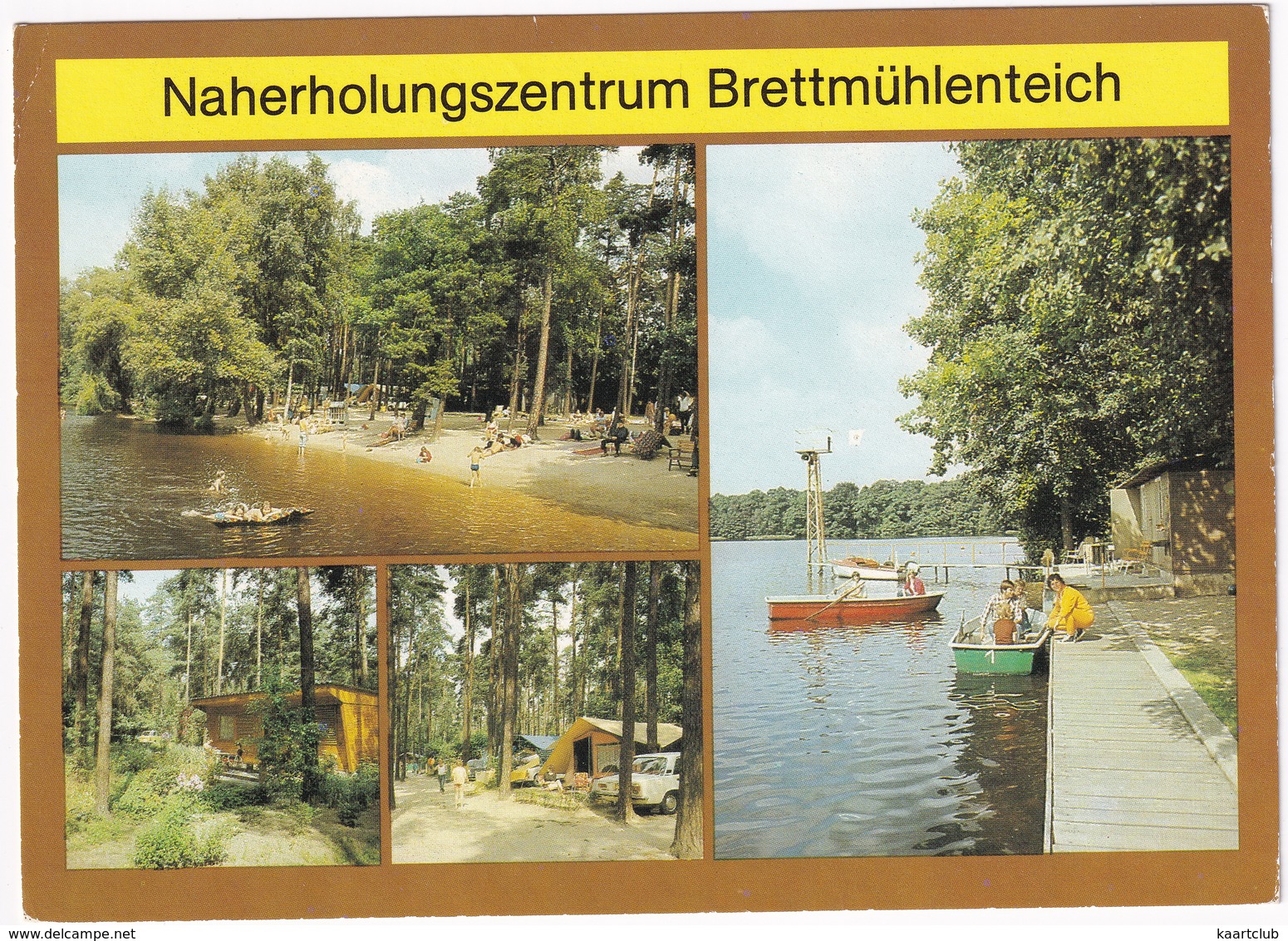 Dobra - Naherholungszentrum Brettmühlenteich - (Gr. Großenhain)  - (DDR) - Schmölln