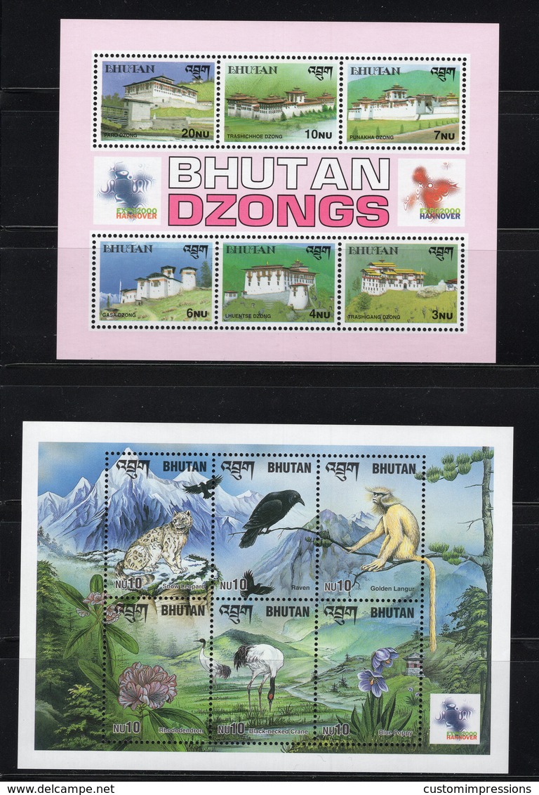 BHUTAN - 2000 HANNOVER WORLD'S FAIR  M1168A - 2000 – Hannover (Germania)