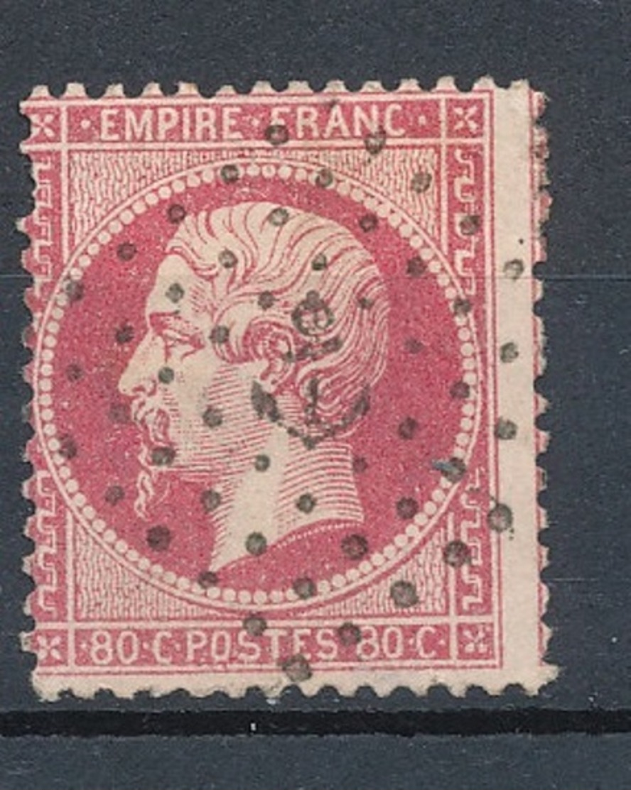 N°24 OBLITERATION ANCRE - 1862 Napoleon III