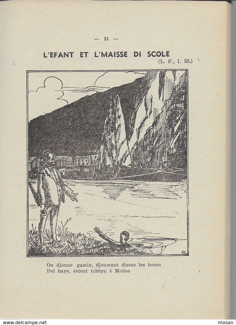 Wallon. Celles. Joseph Houziaux. Fables De La Fontaine. Dinant. Pol Stiévenart. - Belgique