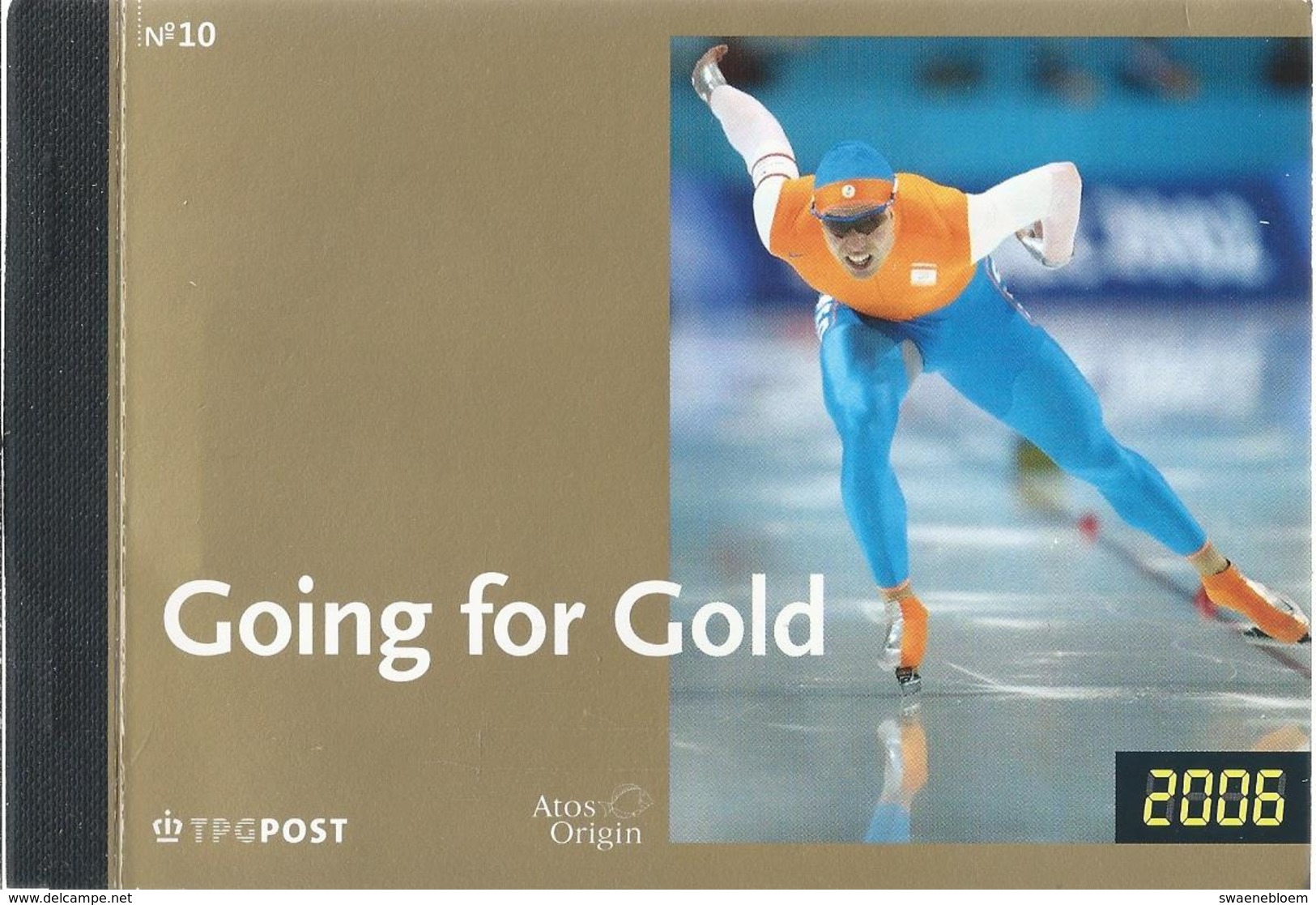 NL.- Going For Gold. TPG Post. Prestigeboekje10. Olympische Winterspelen. Nederland Schaatsland. 1952-1960 Koude Start. - Verano 1952: Helsinki