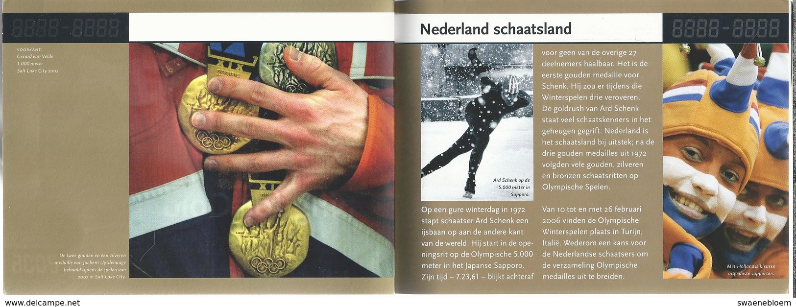 NL.- Going For Gold. TPG Post. Prestigeboekje10. Olympische Winterspelen. Nederland Schaatsland. 1952-1960 Koude Start. - Verano 1952: Helsinki