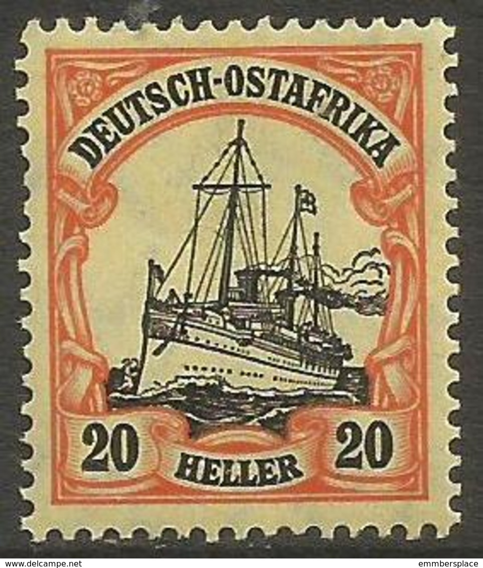 German East Africa - 1906 Kaiser's Yacht 20h MNH **  Sc 35 - German East Africa