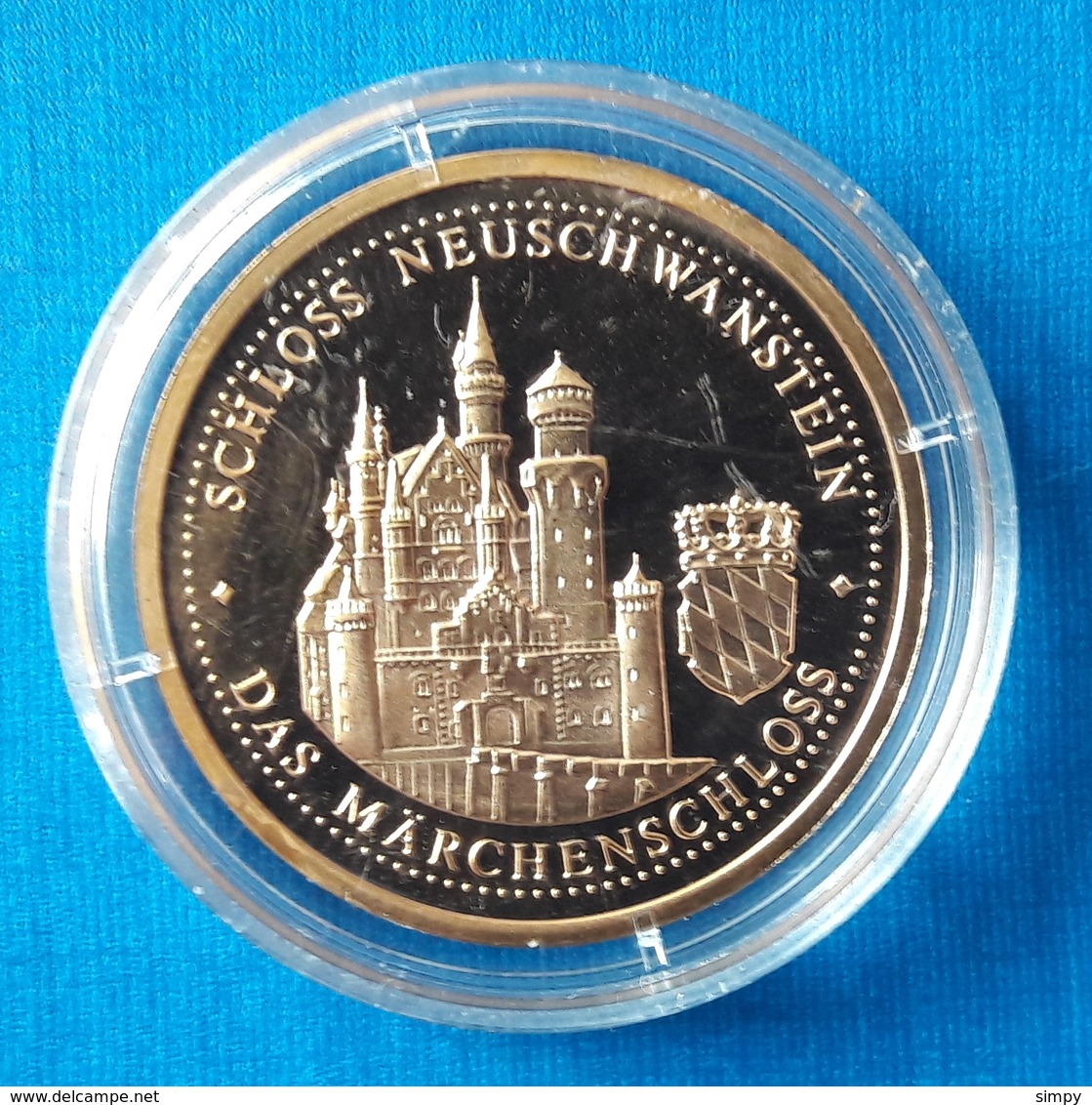 Medal Coin Ludwig II. Marchen Konig Von Bayern Ø 25 Mm  Germany - Otros & Sin Clasificación