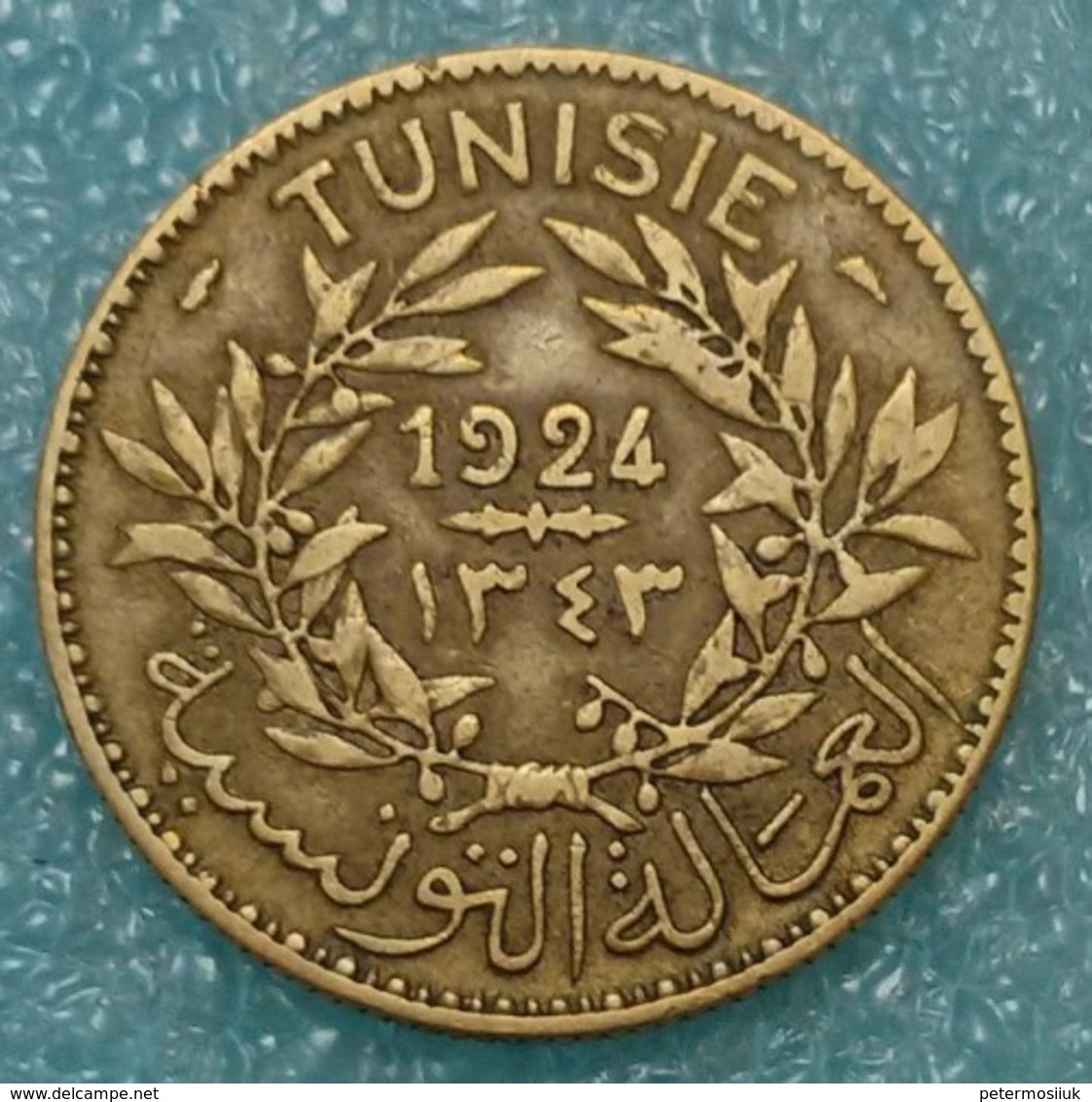 Tunisia 2 Francs, 1924 -1193 - Tunisia