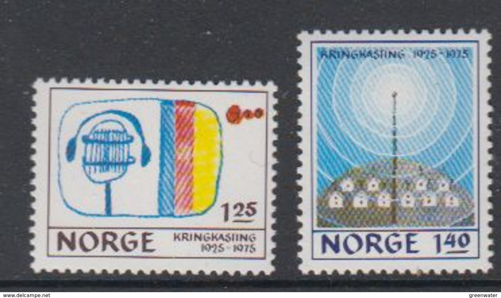 Norway 1975 Rundfunk / Radio 2v ** Mnh (42785D) - Ongebruikt