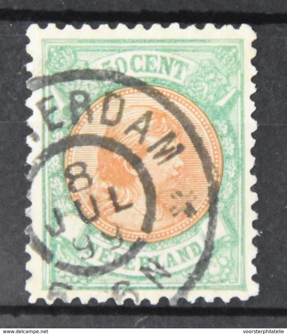 Q 257 ++ NETHERLANDS  1893  NVPH NR. 45 GESTEMPELD USED GEBRAUCHT - Andere & Zonder Classificatie