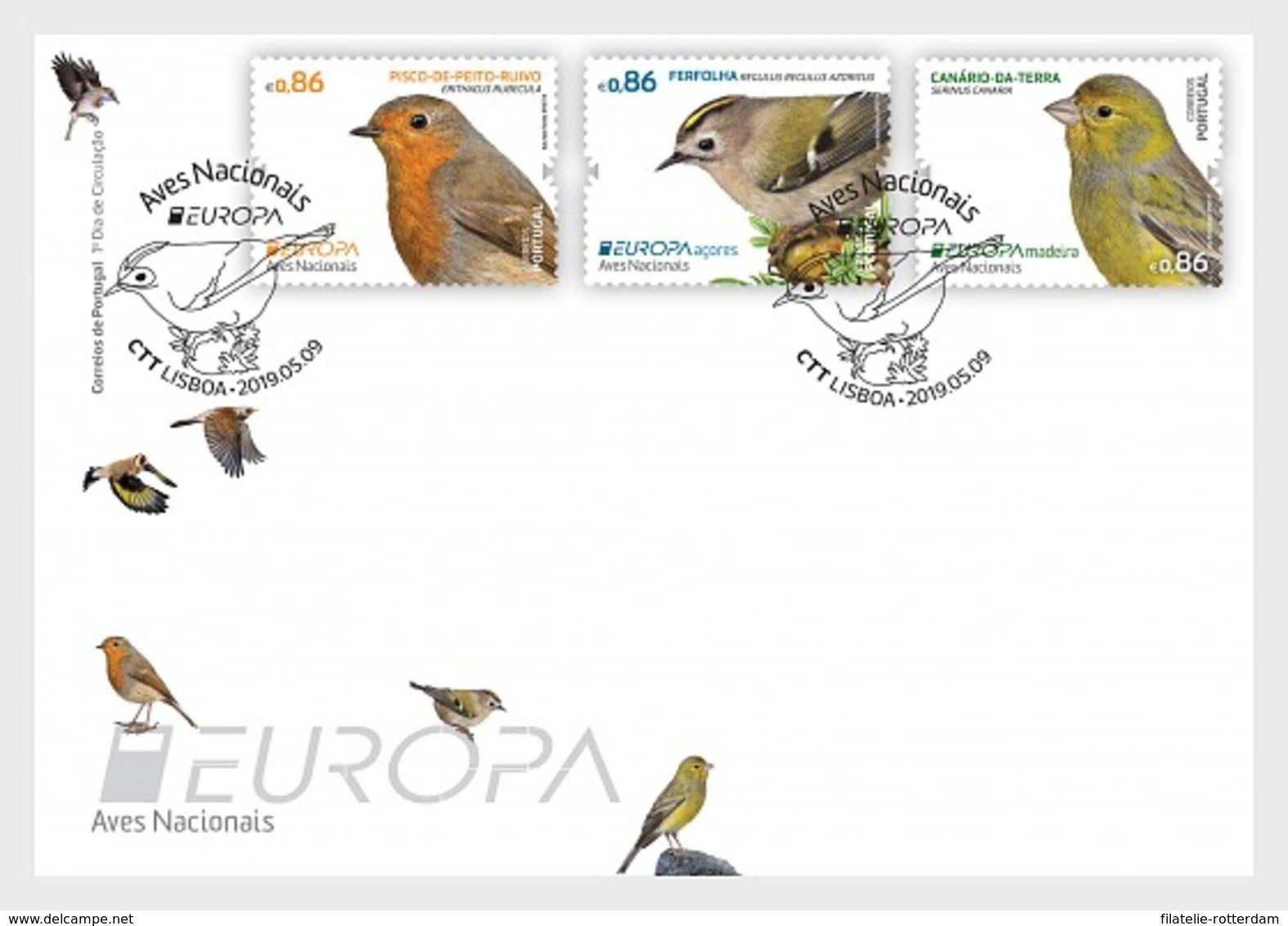 Portugal - Postfris / MNH - FDC Europa, Vogels 2019 - Ongebruikt