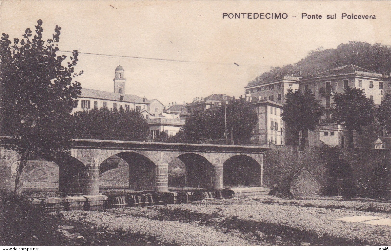 PONTEDECIMO PONTE SUL POLCEVERA AUTENTICA 100% - Genova (Genoa)