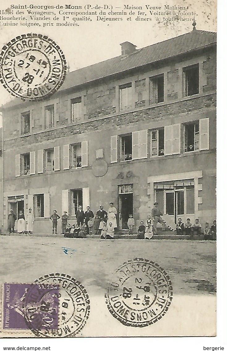 St/        63   Saint-georges-de-mons   Hotel Des Voyageurs   (animations) - Other & Unclassified