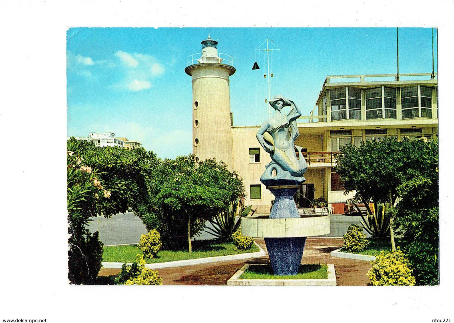 CPM - Viareggio - La Sirène - Statue Femme - 1969 - Viareggio