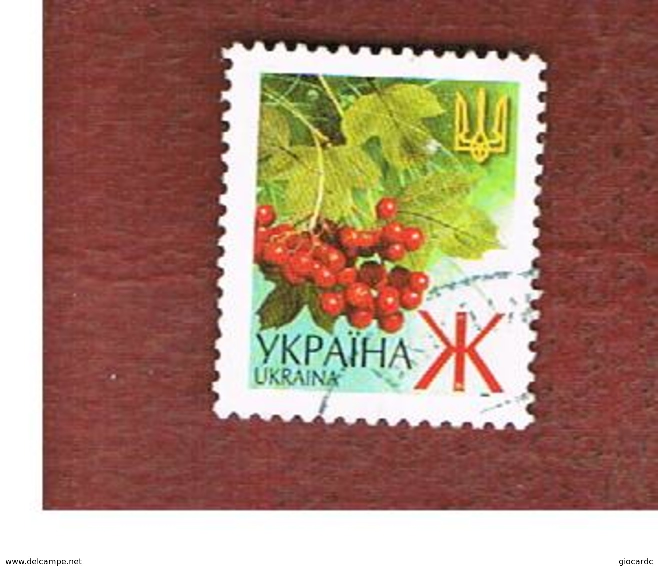 UCRAINA (UKRAINE)  -  MI 436AIV   -  2005  PLANTS: GUELDER-ROSE   -   USED - Ucraina