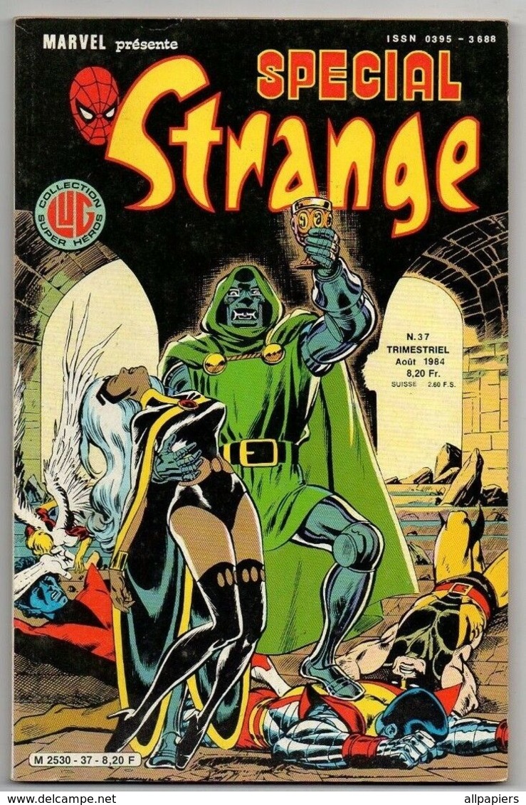 Spécial Strange N°37 Les étranges X-MEN - L'araignée Et Le Fauve - La Chose Et L'homme Impossible - Le Samourai - Special Strange