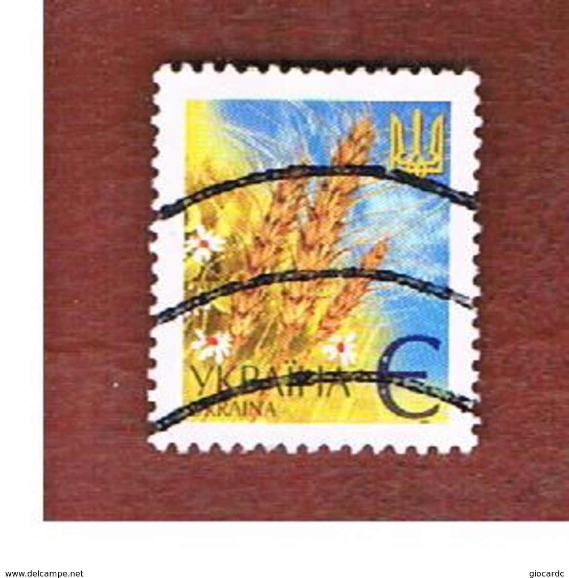 UCRAINA (UKRAINE)  -  MI 437AII   -  2003  WHEAT EARS -   USED - Ucraina