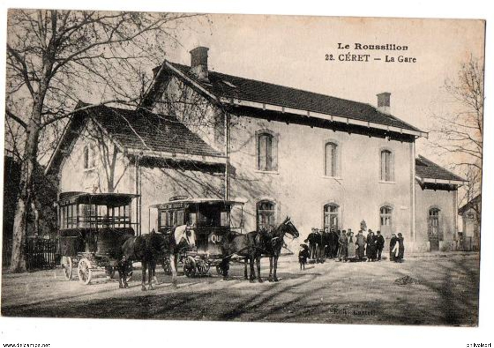 CERET LA GARE TRES ANIMEE - Ceret