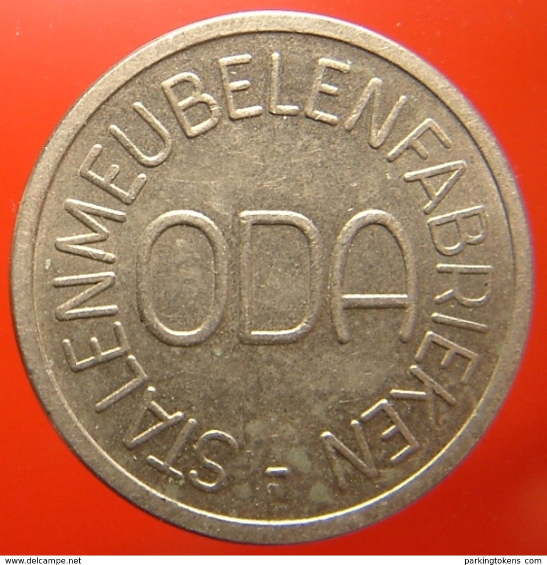 KB334-1 - STAALMEUBELFABRIEKEN ODA - Sint Oedenrode - WM 22.5mm - Koffie Machine Penning - Coffee Machine Token - Professionnels/De Société