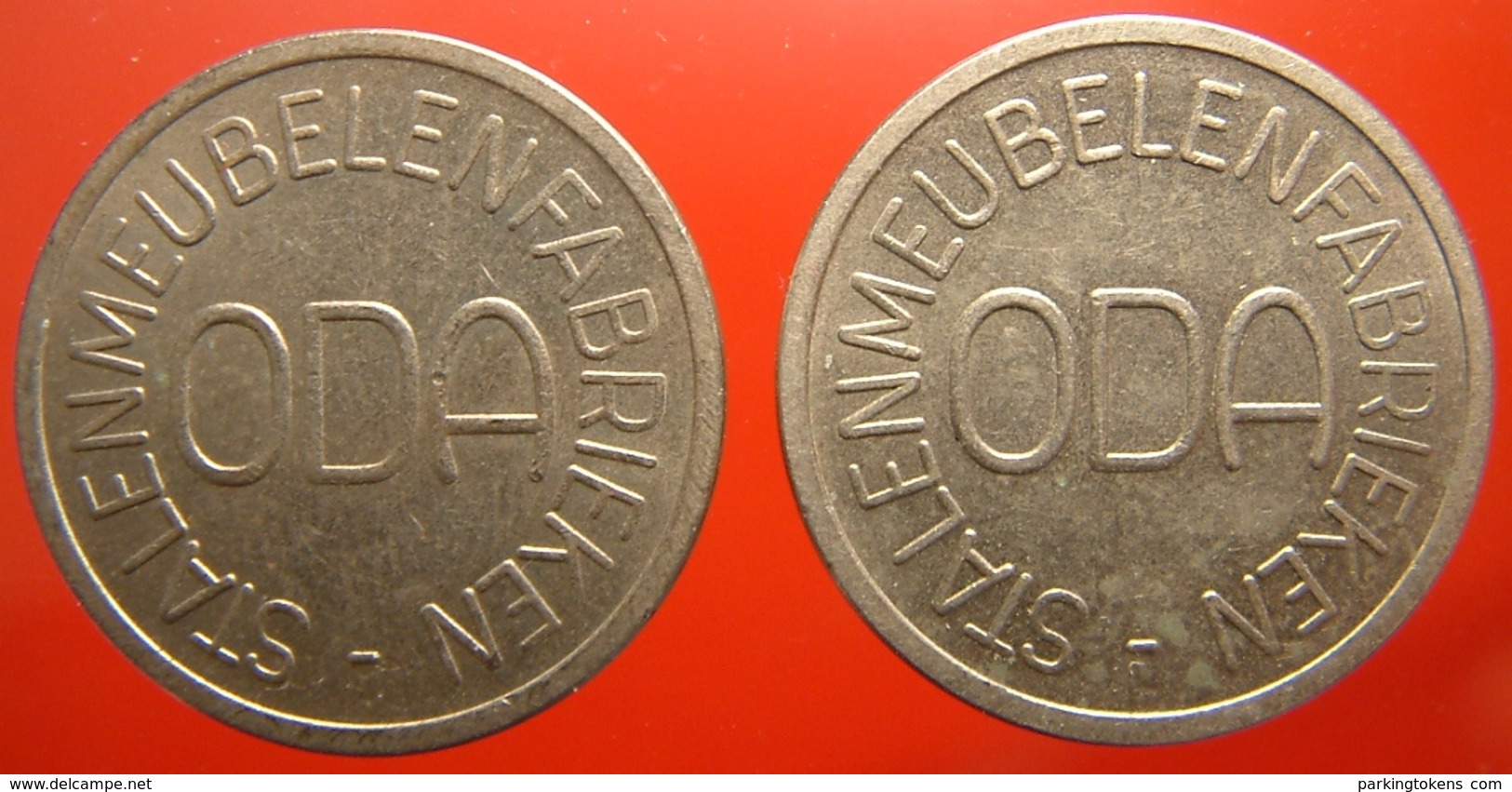 KB334-1 - STAALMEUBELFABRIEKEN ODA - Sint Oedenrode - WM 22.5mm - Koffie Machine Penning - Coffee Machine Token - Professionnels/De Société