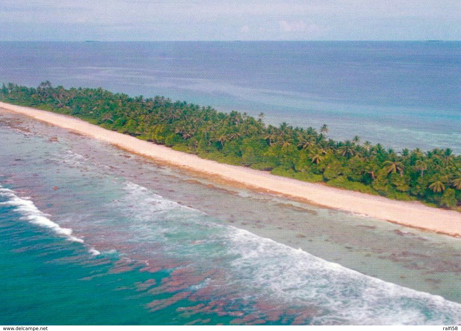 1 AK Pacific Tuvalu * Blick Auf Das Funafuti Atoll * Tuvalu Ist Der Viertkleinste Staat Der Welt * - Tuvalu