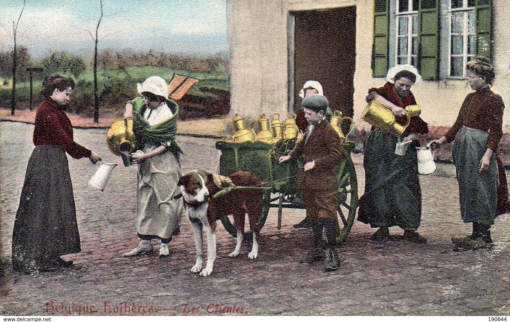 BELGIQUE " Laitières "  Les Clientes . - Collections & Lots