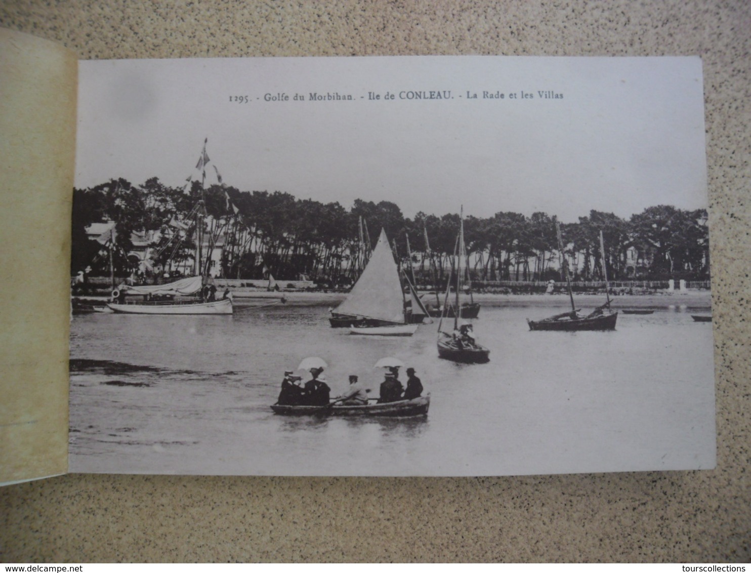 CPA 56 @ Carnet De 12 Cartes GOLFE DU MORBIHAN - Locmariaquer, Conleau, Arradon, Ile D'Artz, Berder, Larmor Baden  ... - Locmariaquer