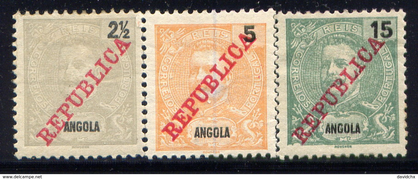 ANGOLA, NO.'S 88, 89 AND 91, MH / SEE NOTE - Angola