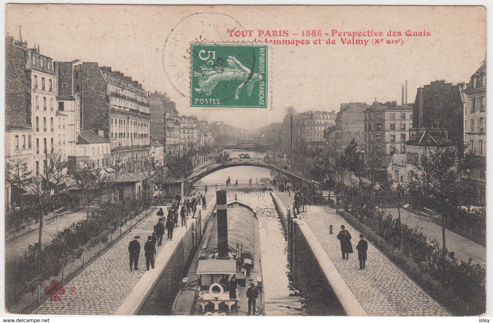 75 - PARIS - Perspective Des Quais De Lemmapes Et Valmy - La Seine Et Ses Bords