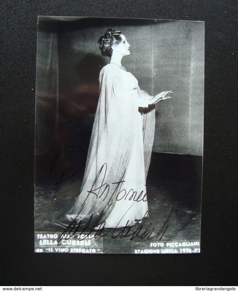 Autografo Lella Cuberli Soprano Teatro Alla Scala 1976 77 Foto Piccagliani - Altri & Non Classificati