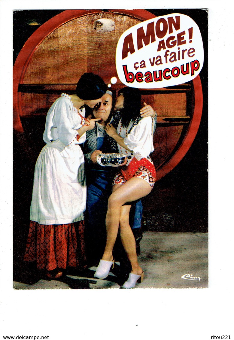 Cpm Humour Vins Et Gastronomie - A La Gloire Du Vin - Femme Pin'up VIGNERON TONNEAU - Pin-Ups