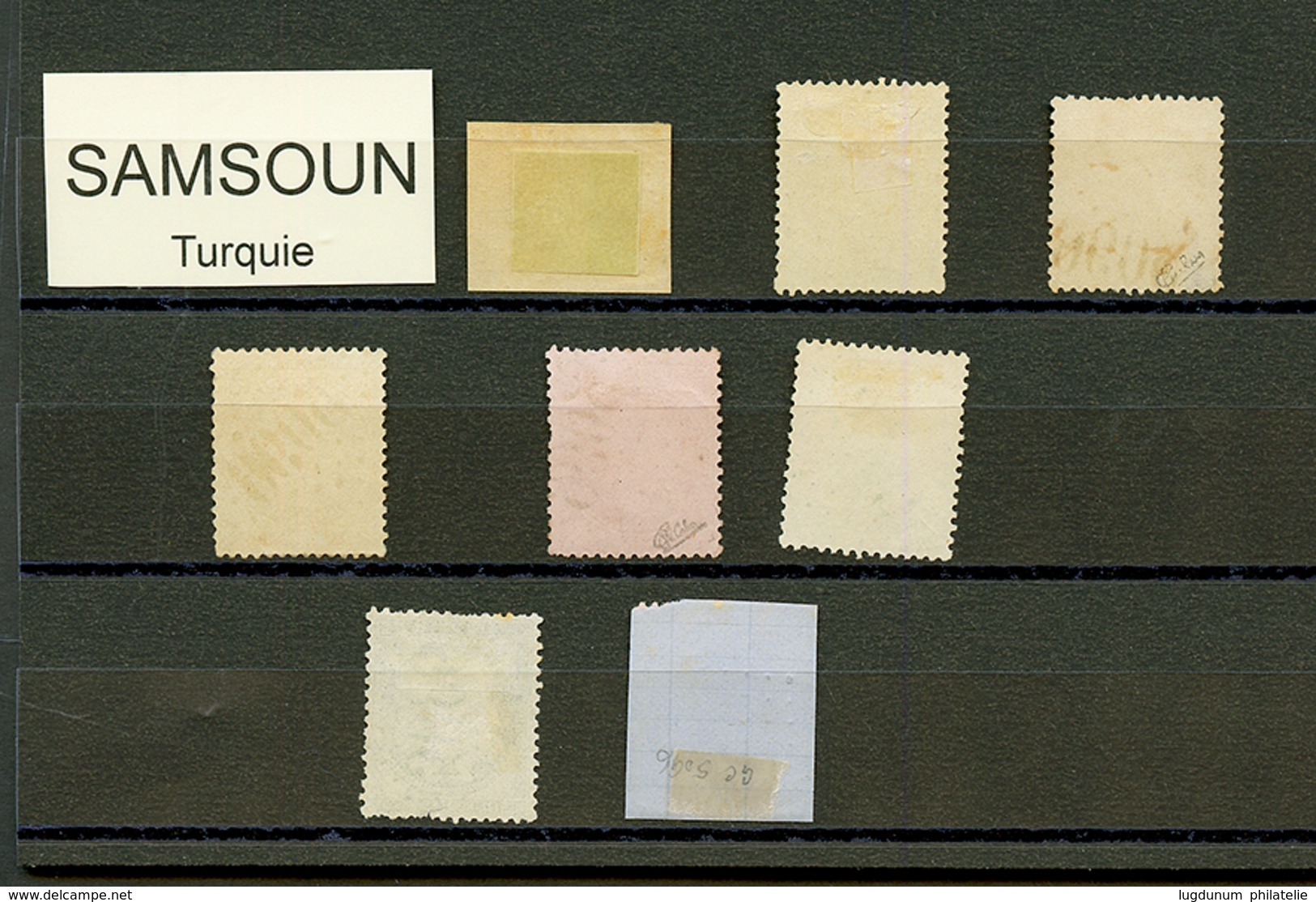 SAMSOUN : GC 5096 Sur 8 Timbres (n°13, 21, 23, 28, 32, 38, 56, 57). TB, B Ou Pd. - Altri & Non Classificati