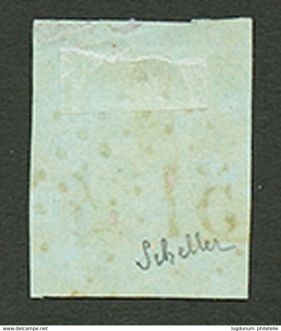 SHANGHAI : GC 5104 Sur 1c NON DENTELE (n°11) Aminci. Signé SCHELLER. RARETE. TB. - Altri & Non Classificati