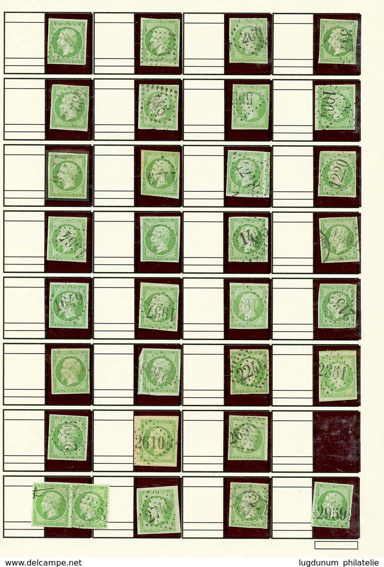 GROS CHIFFRES Sur Emission EMPIRE NON DENTELE - Ensemble Exceptionnel De Timbres Avec GC Sur émision EMPIRE : 1c(n°11)x1 - Sonstige & Ohne Zuordnung