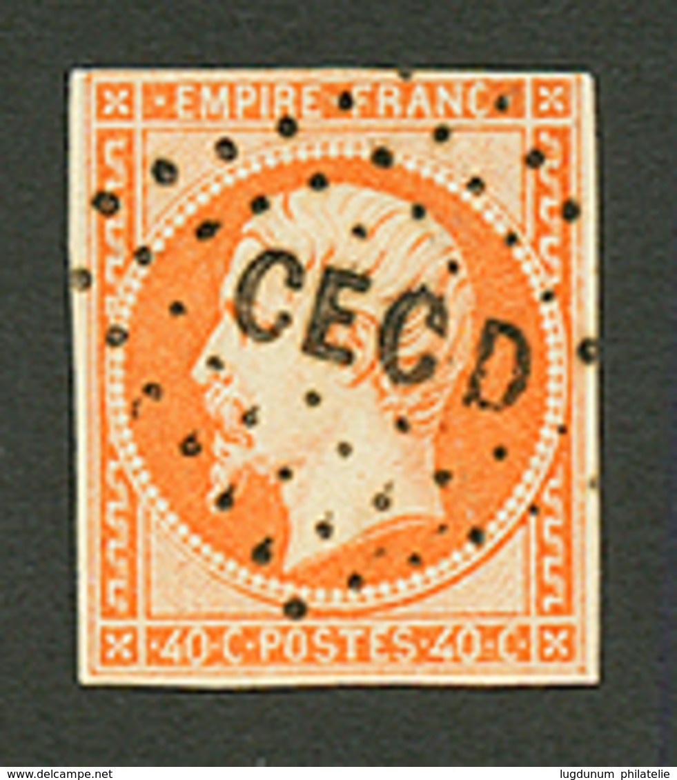 CORPS EXPEDITIONNAIRE DE CHINE - Bureau D : 40c(n°16) Obl. CECD. Frappe Magnifique De Ce Bureau Trés Rare. TTB. - Andere & Zonder Classificatie