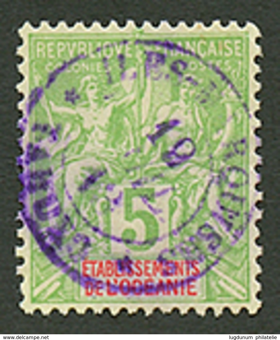 TAHITI : 5c Groupe Obl. ILES MARQUISES TAHUKO En Violet. Rare. TB. - Autres & Non Classés