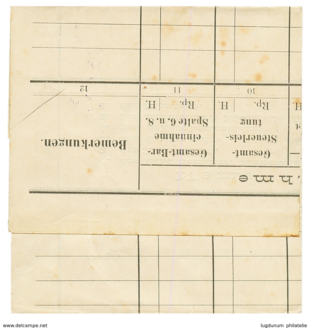 DOA : 1915 2 1/2 HELLER Violet + MOROGORO (year 16 Missing) On Printed Matter To TABORA. Vf. - África Oriental Alemana