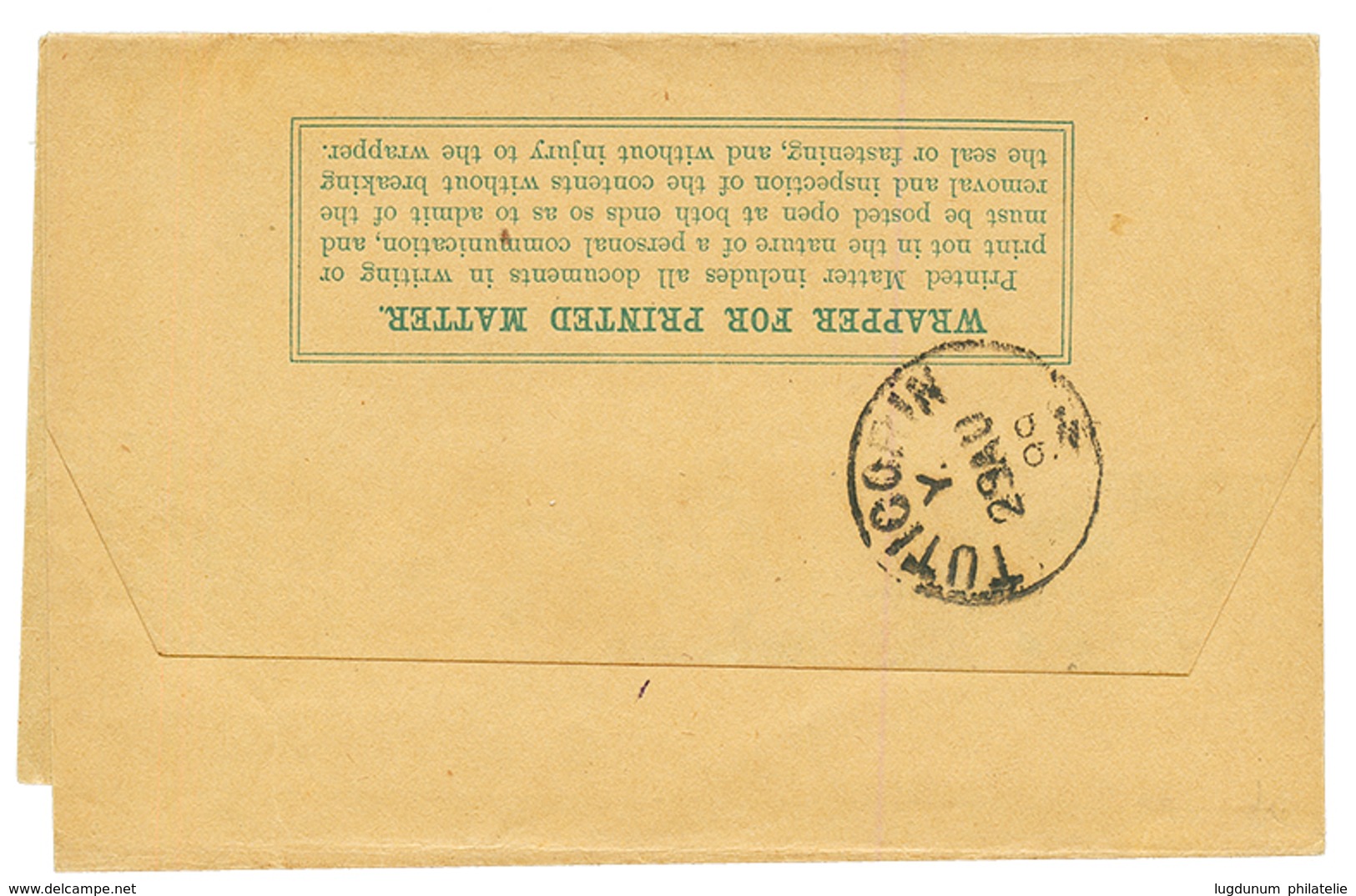 MAURITIUS : 1899 Postal Stationery 3 On 4c To RANGOON (BURMA). Verso, Cds TUTICORIN. Vf. - Maurice (...-1967)