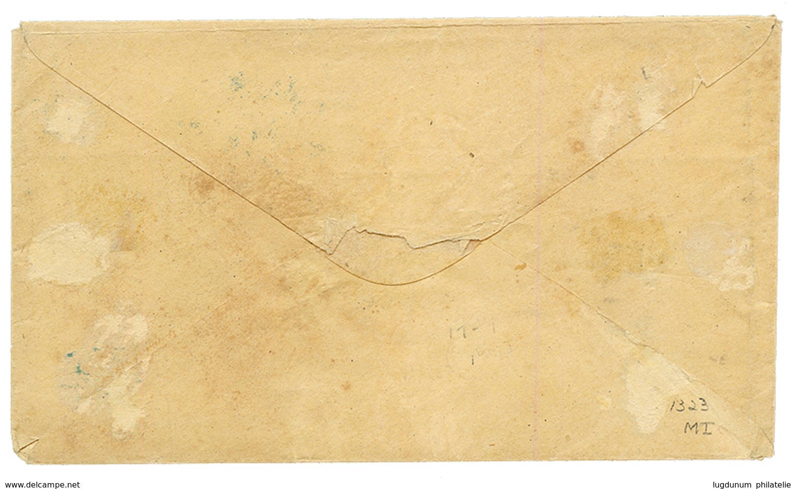 SPANISH GUINEA - CORISCO : USA 3c Canc. ANDOVER MASS. On Envelope To CORISCO WEST AFRICA. Very Scarce Destination Sent T - Altri & Non Classificati