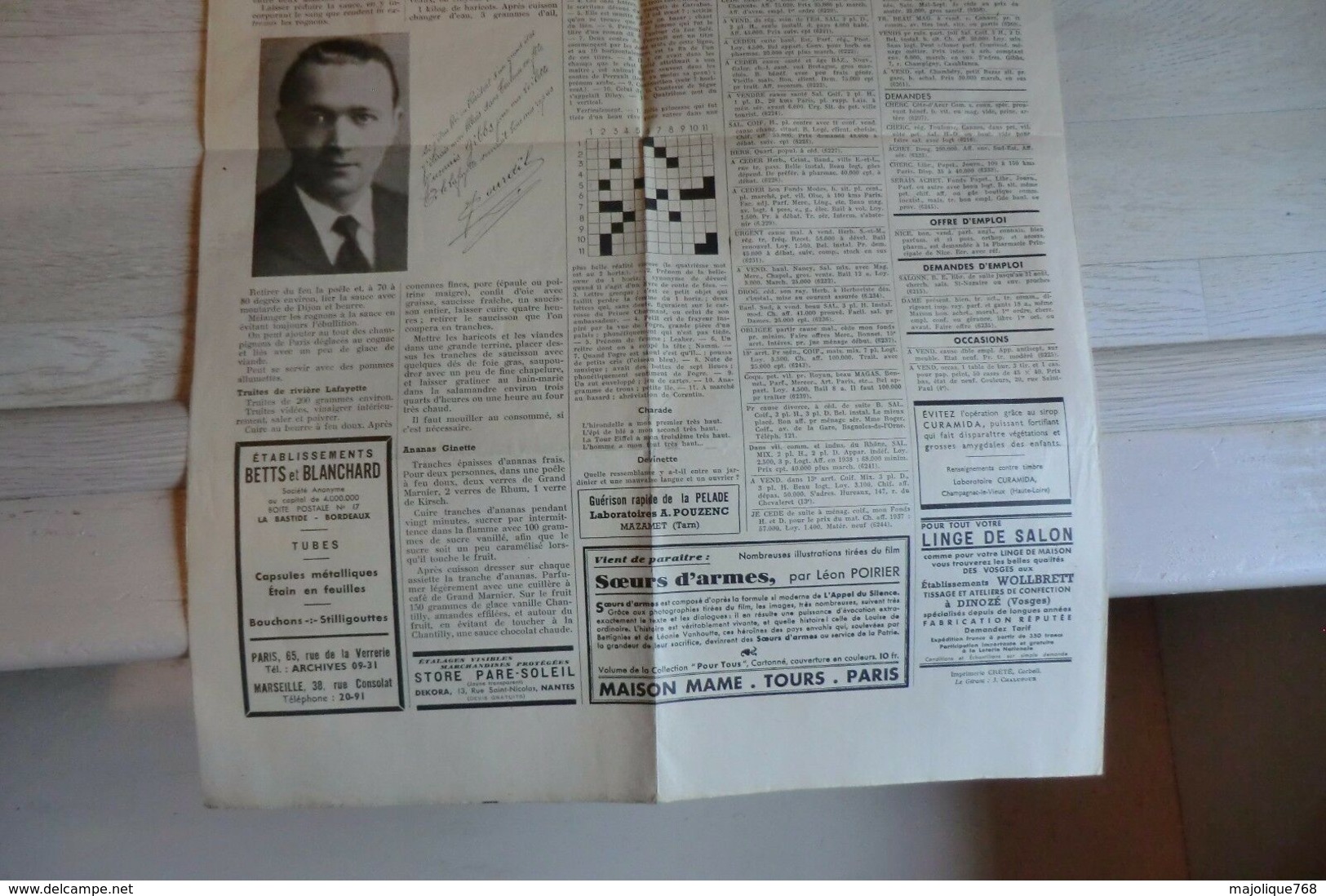 le courrier de Gibbs 14 année N°145 du 15 juillet 1938