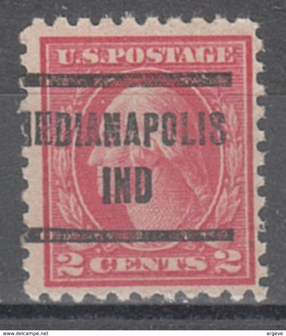 USA Precancel Vorausentwertung Preo, Locals Indiana, Indianapolis 205, Perf. 10x10 - Vorausentwertungen