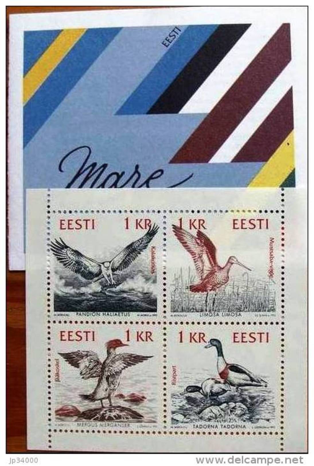 ESTONIE Oiseaux, Birds, Vögel, Aves. Yvert N° 202/05 ** Carnet Complet Neuf Sans Charniere MNH (8 Valeurs Au Total) - Canards