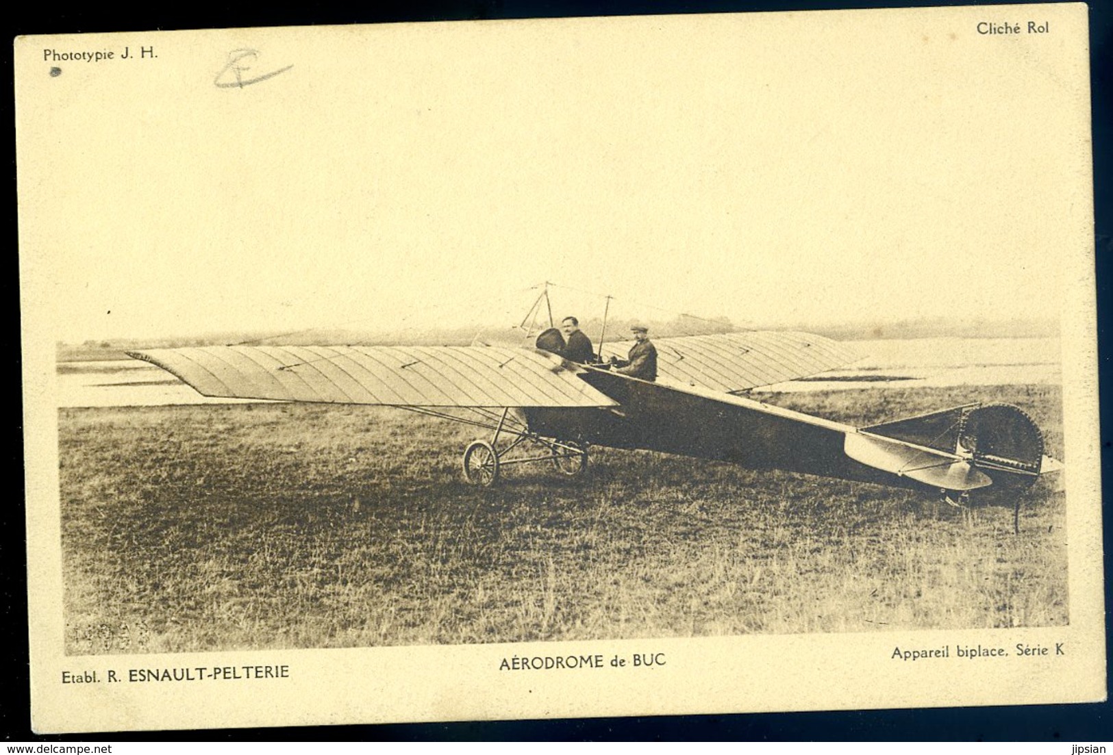 Cpa  Du 78 Aérodrome De Buc établ. Esnault Pelterie   JM1 - Buc