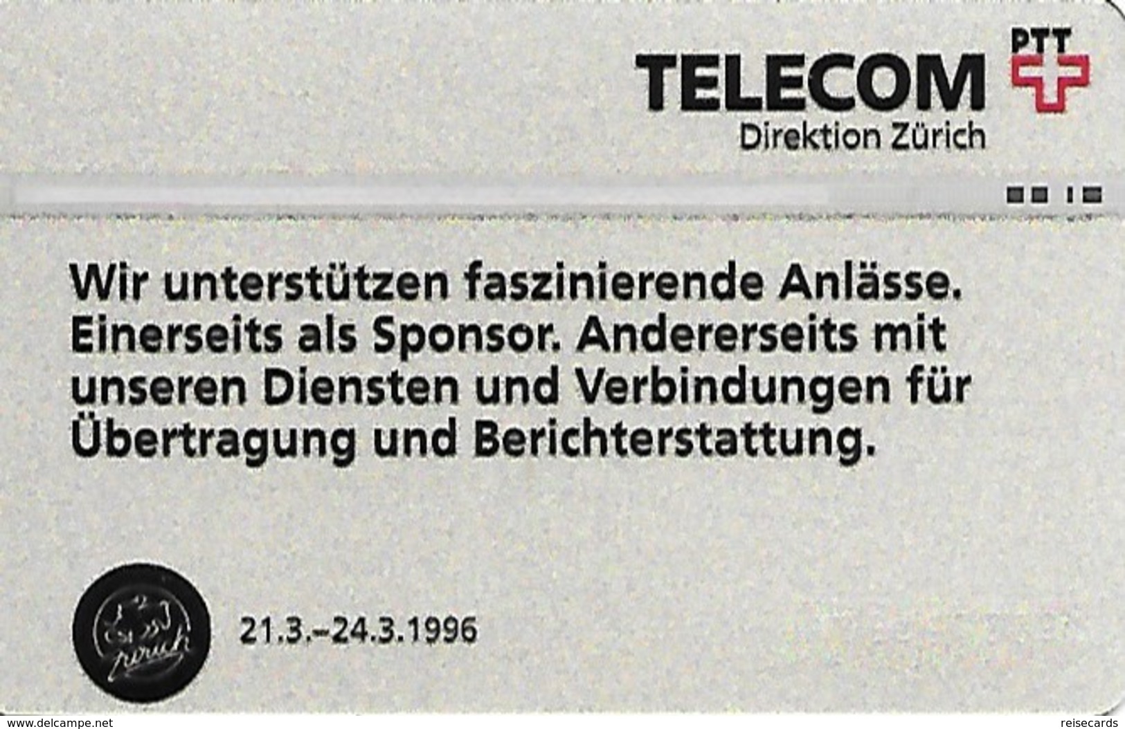 PTT P: W-25B 622L Telecom Zürich - CSI Zürich. Mint - Schweiz