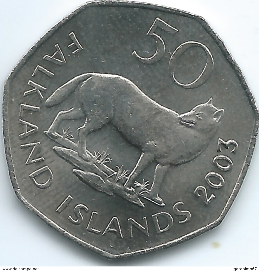 Falkland Islands - Elizabeth II - 2003 - 50 Pence - KM135 - Scarce - Falkland Islands