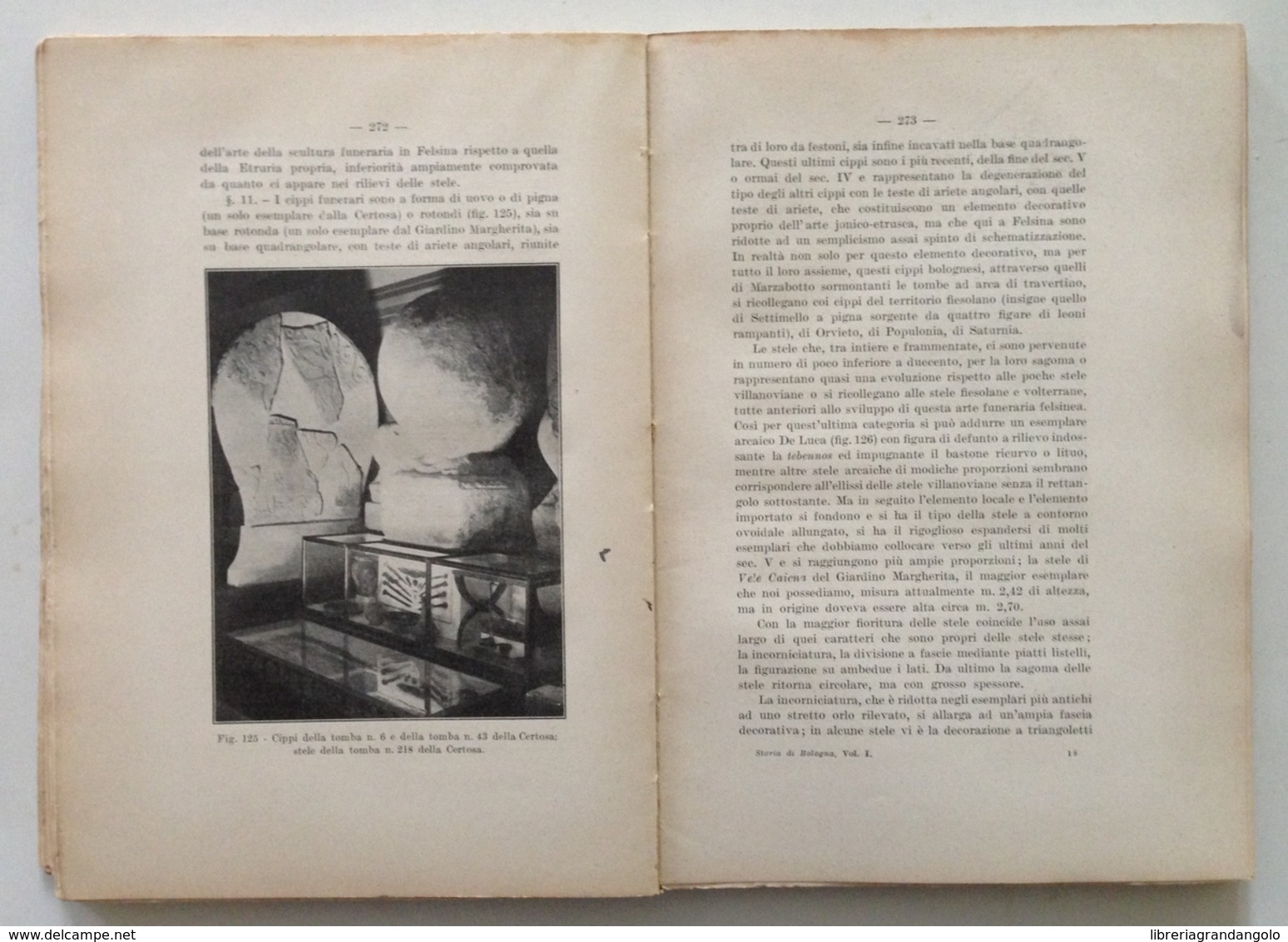 Storia Di Bologna Volume 1 Pericle Ducati I Tempi Antichi Bologna 1928 - Non Classificati