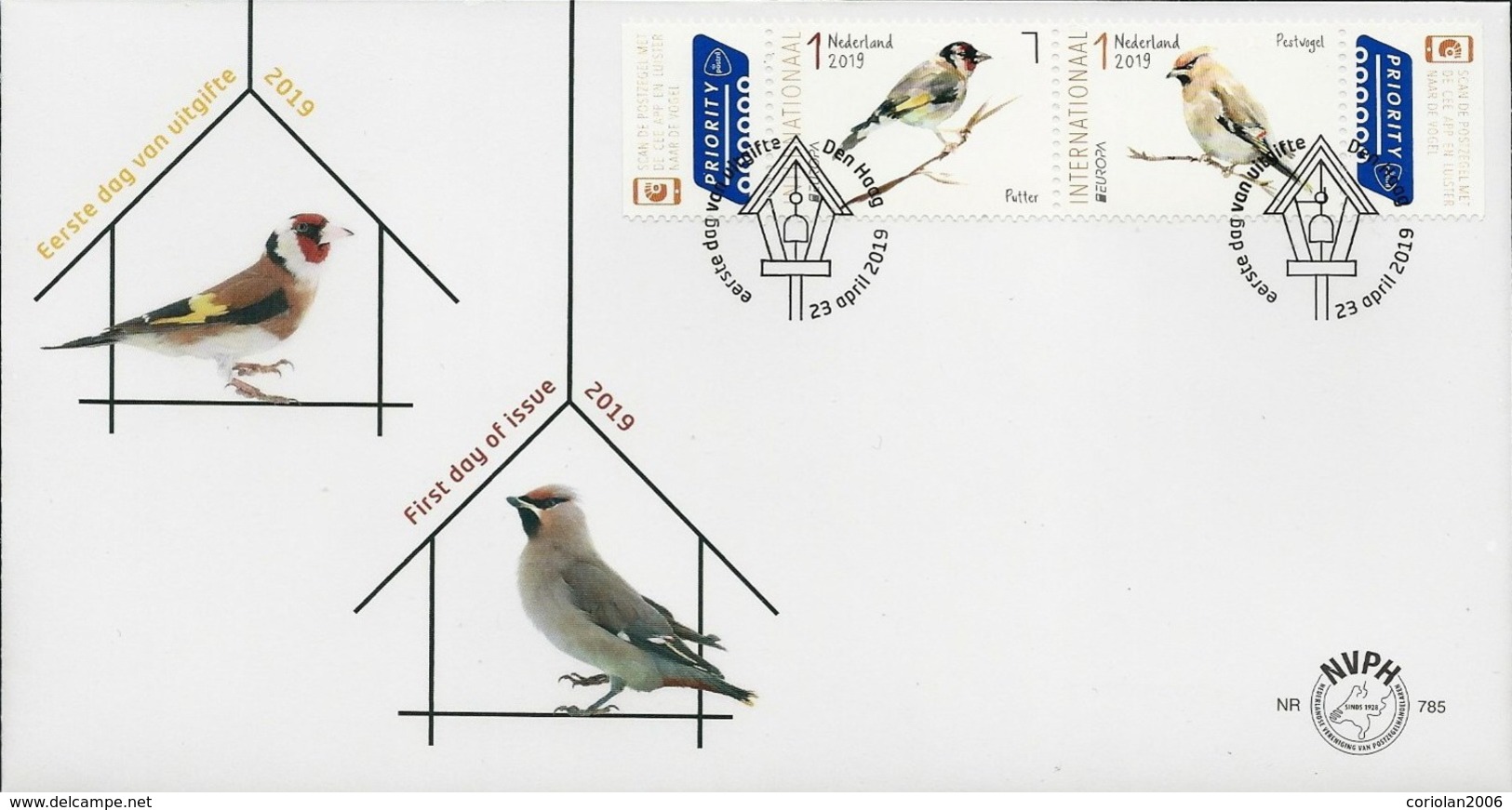 Europa 2019 / Netherlands / FDC - 2019