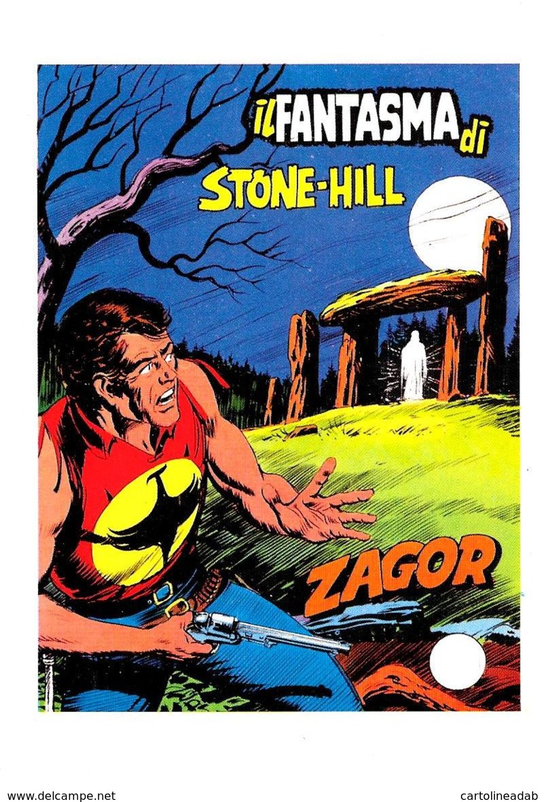 [MD3401] CPM - FUMETTI - ZAGOR - IL FANTASMA DI STONE HILL - Non Viaggiata - Comics