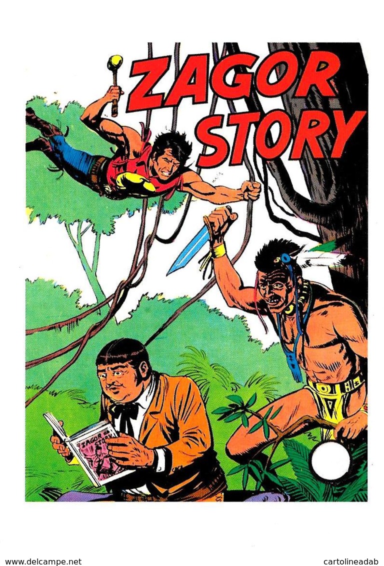 [MD3413] CPM - FUMETTI - ZAGOR - ZAGOR STORY - Non Viaggiata - Fumetti