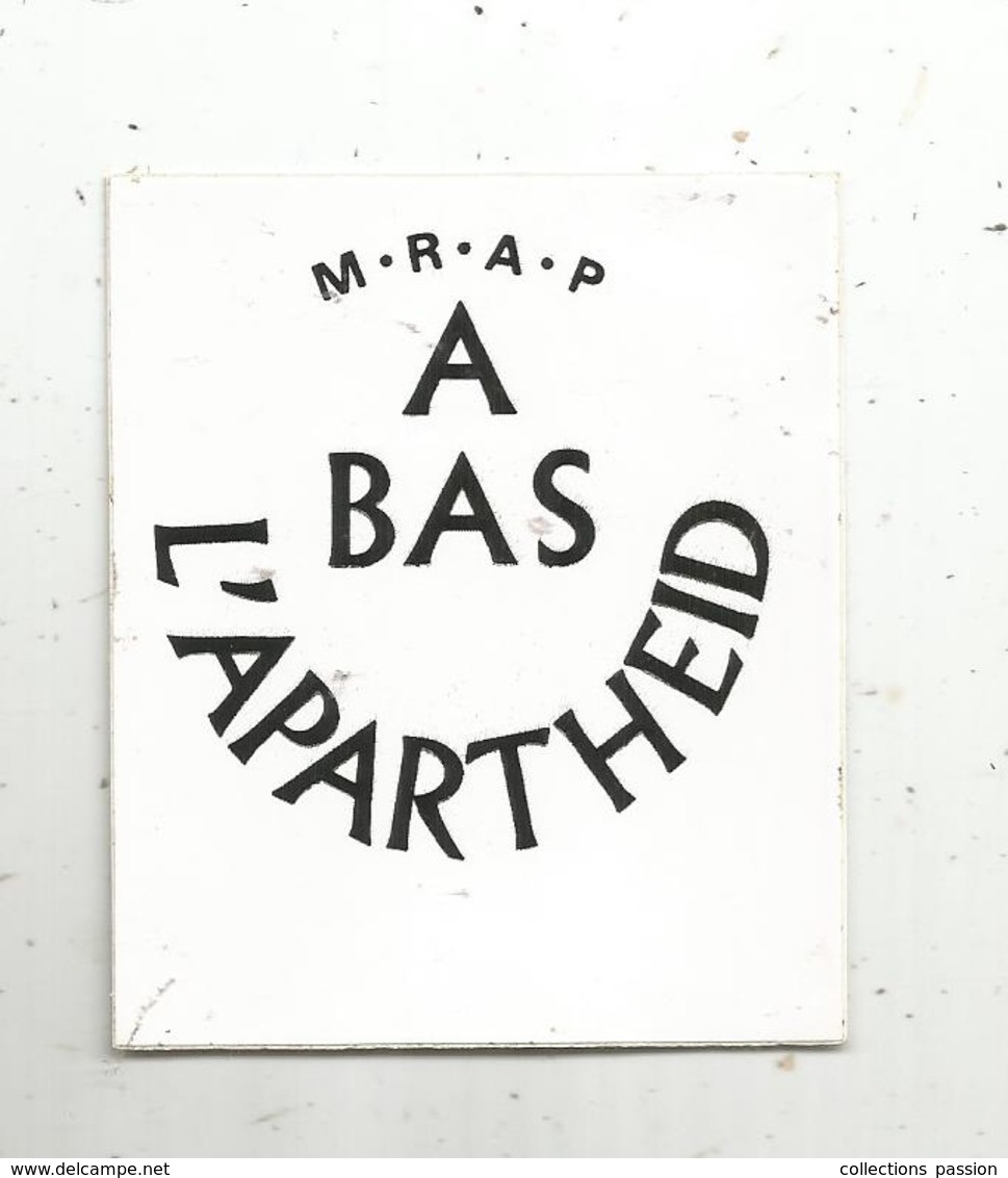 Autocollant , M.R.A.P , à Bas L'APARTHED - Adesivi