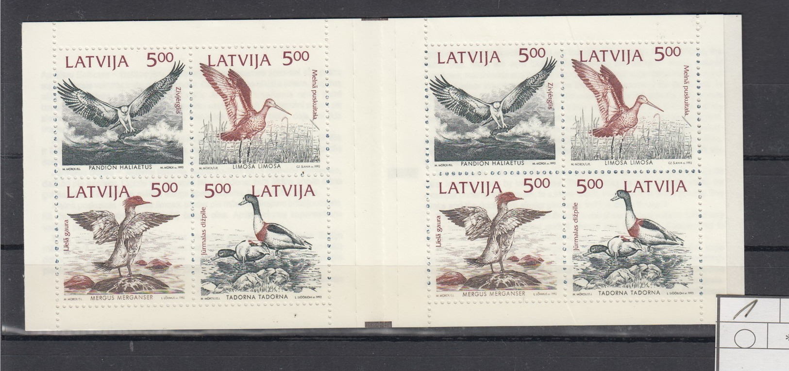 Lettland Michel Cat.No.  Mnh/** Booklet 1 - Latvia