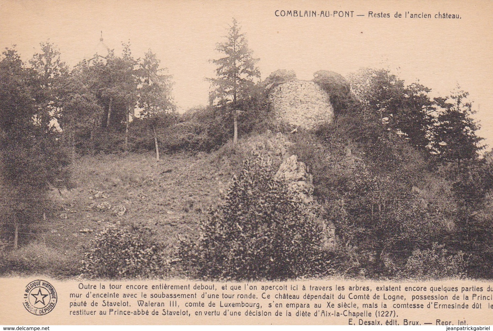 Comblain Au Pont Restes De L Ancien Chateau - Comblain-au-Pont