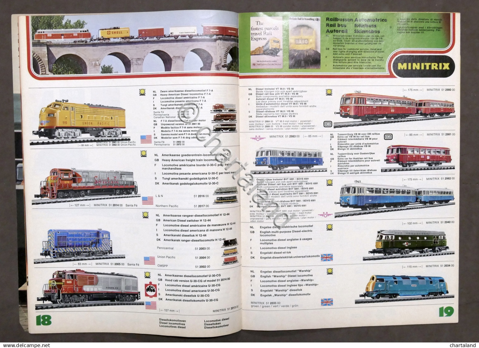 Catalogo Modellismo Ferroviario - Trix - Minitrix 1972 - Non Classificati